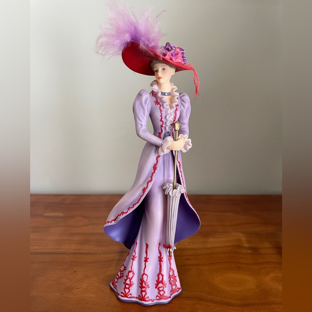 Thomas Kinkade-Tea At Three-Victorian Woman, Portraits of Style Grace Collection